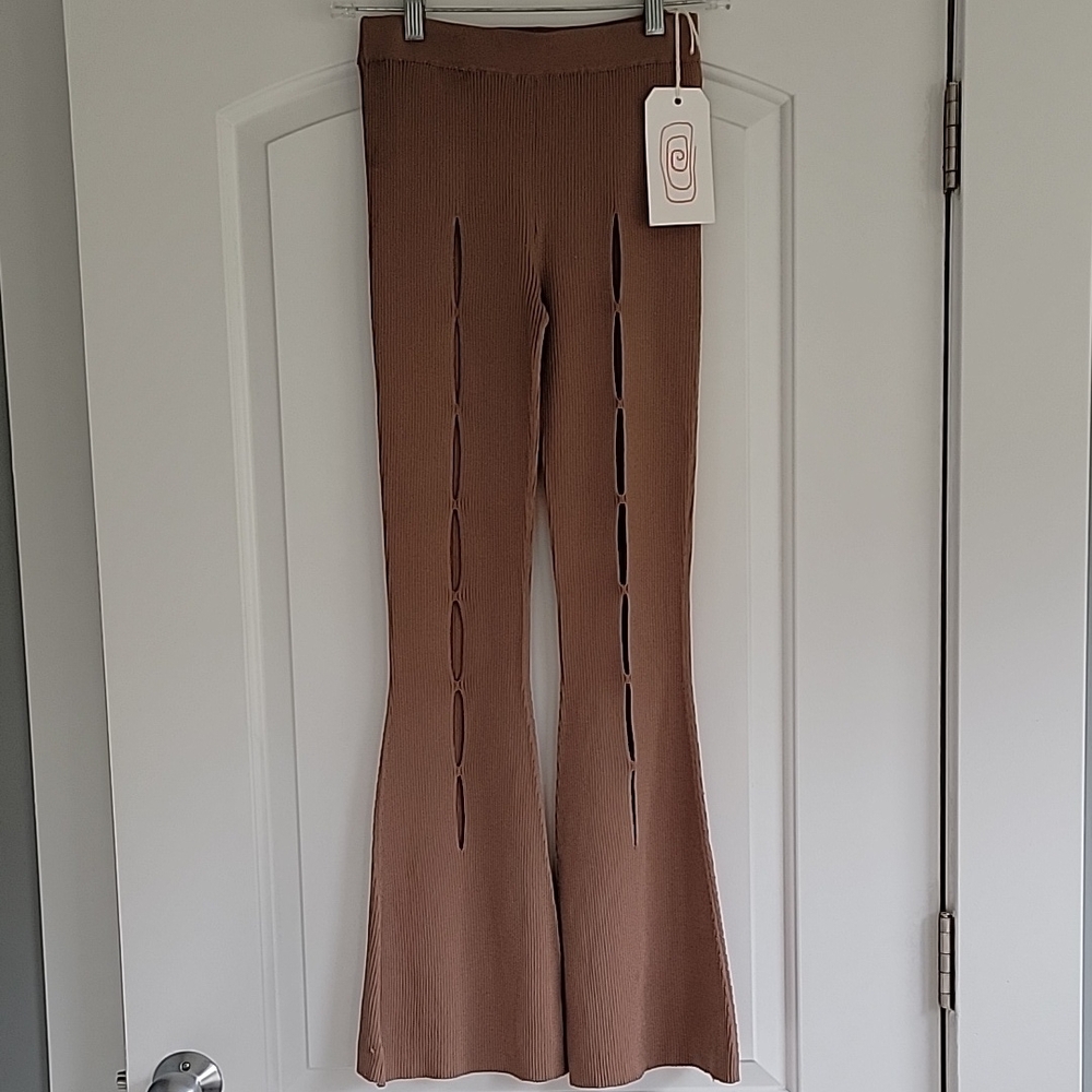 Brown Flare Pants